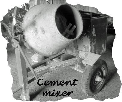 local police: cement mixer