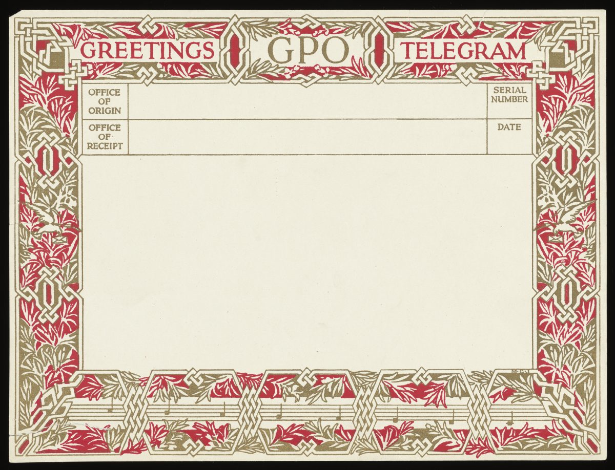 First Greetings telegrams 1935