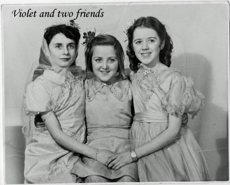 wider family: violet and two friends