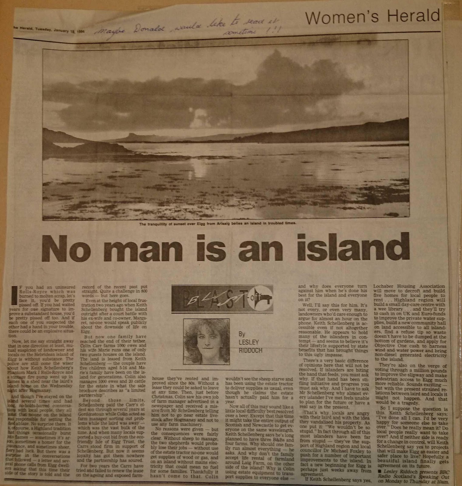 No Man is an Island 1