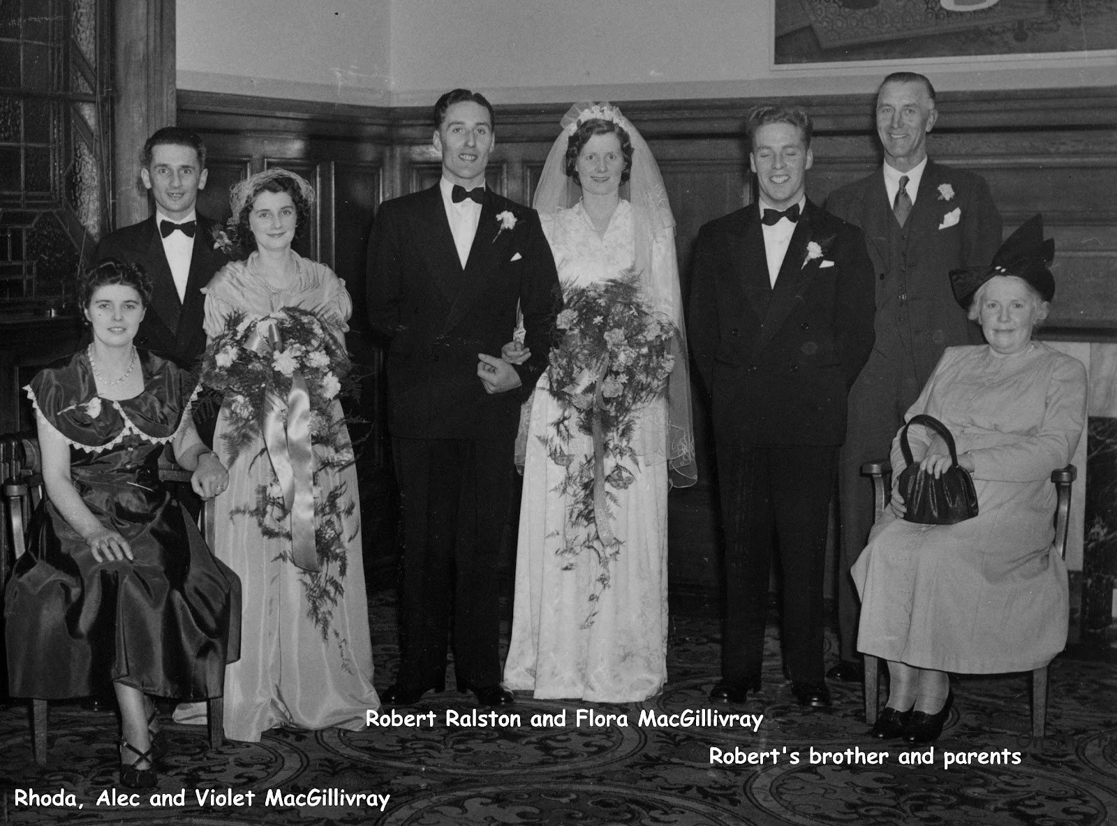 aunts and uncles - aunt flora's wedding